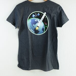 SpaceX Limited Edition T-Shirt Women‎ Sz XL Grey Hispasat Collectible